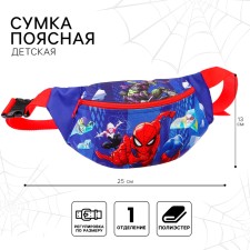 Belt bag, 25x6x13 cm, Spider-Man