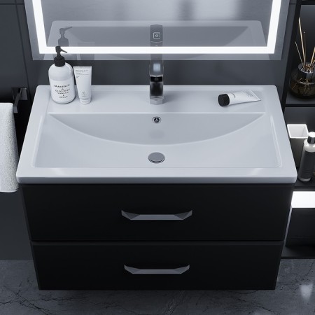 Sink uperwood Foster, furniture, 80 cm, rectangular-3