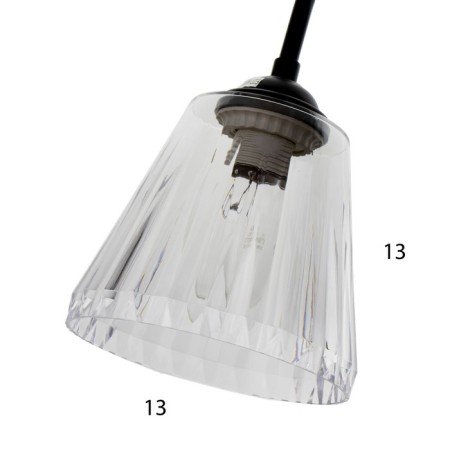 Taleser "Bell" 5he27 15W black 51x28x160 cm-5
