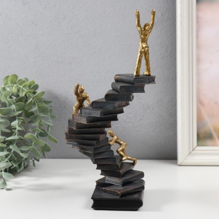 Souvenir Polystone "Knowledge Road" 14x12x26 cm-3