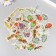 Stickers for creativity "insects" embossing gold set 48 pcs 9x7x0.8 cm
