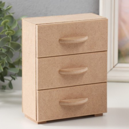 MDF decor casket 15x12x7 cm mix-5