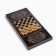 Board game 3 in 1 "Golden Ornament": backgammon, chess, checkers (board 60x60 cm)