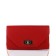 Female bag on a valve, burgundy color