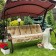 Villy swing pillow, size 50x60x180 cm, beige color