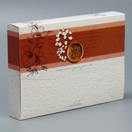 Box a gift folding envelope, packaging, "eco", 31 x 22 x 5 cm-3