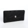 Women's wallet on a magnet, black color