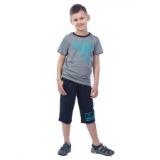 Children's costume Hi Bro !!!, height 98 cm, light-gray color