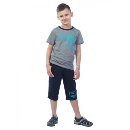 Children's costume Hi Bro !!!, height 98 cm, light-gray color
