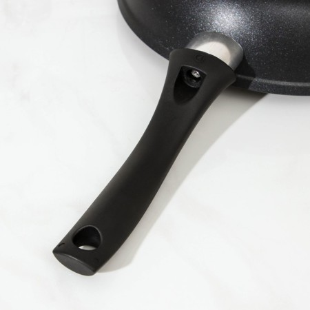 Shipyard "Tradition", 26 × 6 cm, plastic handle, glass cover, anti -stick coating, black color-4