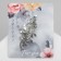 Book "Bouquet with pearls", white color in silver