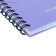 Notebook A6 (120 x 146 mm), 80 sheets in the cage on the crest Erichkrause "Pastel", plastic cover, offset unit, white 100%, mix