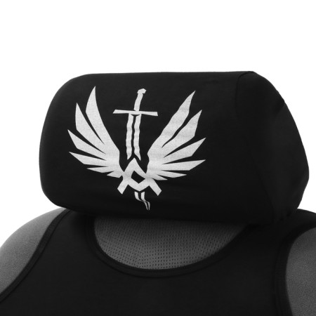 The kit for the front seats "Apostol", 2 T -shirts, 2 headrests, black-2