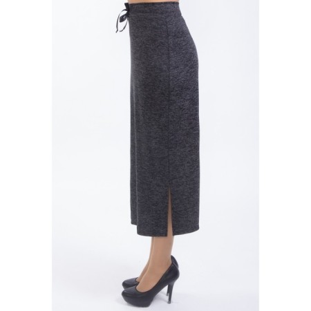 Female skirt, size 44, blue color-2