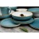 Porcelain deep Magistro "Cerera", 700 ml, d = 18.5 cm, blue color