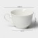 Porcelain mug Magistro "suite", 250 ml, white color