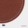 Coards under the mug Magistro, 2 pcs, d = 10 cm, eco -leather, bilateral, brown/gray