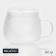Glass mug for brew Magistro "Sarah" with a lid, 360 ml, 12 × 9 × 10.1 cm, sieve