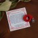 Bracelet-reinforcing "red thread" woolen, for good luck, clover, color silver, 30 cm