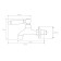 Bronze de Luxe 21988/1 crane, drain, for a bath, pour 80 mm, nozzle cutter, black
