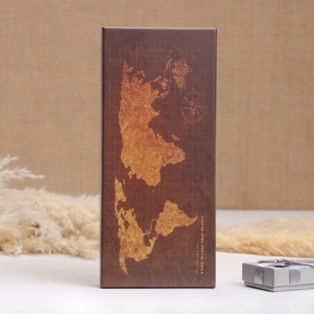 Gift set 3B1 "Herbi": feathers, ink, tips, red-2