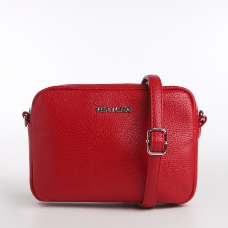 Women's bag over the shoulder Textura, small size, red color