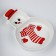 New Year. Menzhitsa "Snowman", 14 x 20 x 3 cm