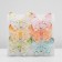 A butterfly for decor and floristry, on a clothespin, plastic, mix, 1 pc., 7.5 x 7 x 1 cm