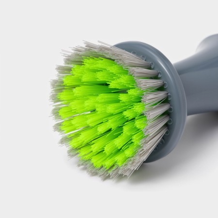 Brush for dishes with a high handle of the cylinder, 7 × 13 cm, color mix-3