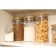 Glass Bank for bulk products with Magistro Lamelm Castle "Eco", 1.2 l, 10 × 20 cm