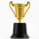 Cup 063C, award figure, gold, plastic stand, 13.2 x 7.1 x 7.1 cm.