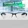 Ready glasses GA0580 (color: C1 black, transparent; diopter: + 3.5; tint: no)