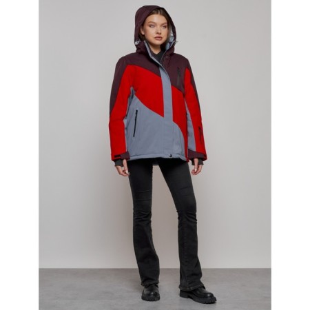 Ski jacket female, size 56, red color-18
