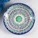 Largan Rishtan ceramics "Patterns", 25 cm, blue
