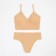 Female set (top, panties) beige color, size 42-44