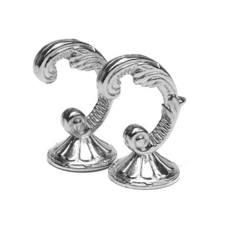 Hook for curtains ks002, one -rod, color chromium-7