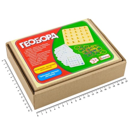 Geobortic base, instructions, 20 bilateral cards, 50 elastic bands, 14 × 14 × 2.5 cm-6