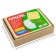 Geobortic base, instructions, 20 bilateral cards, 50 elastic bands, 14 × 14 × 2.5 cm
