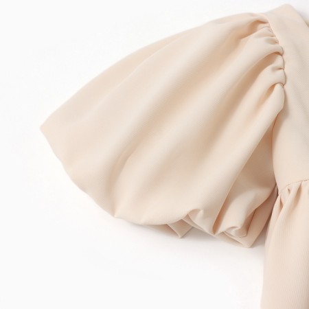 Платье для девочки, MINAKU :Party Dress, цвет молочный, рост 122 см-15