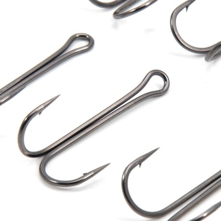 Hook KOI Double Hook, size 40 int, BN color, double, 10 pcs.-2