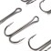 Hook KOI Double Hook, size 40 int, BN color, double, 10 pcs.