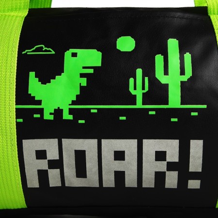 Children's sports bag for the boy "Dinosaurus", 40x20x20 cm, black-3
