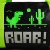 Children's sports bag for the boy "Dinosaurus", 40x20x20 cm, black