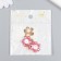Decor for creativity metal, enamel "Pink Bear" gold 2.2x2.7 cm