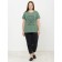 Female T -shirt, size l, olive color