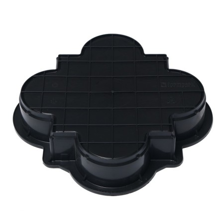 Form for the paving slabs "Clover Krakovsky Small", 21.5 × 21.5 × 4 cm, smooth, 1 pc.-2