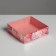 Confectionery packaging, boxing box with PVC lid, “you”, 12 x 12 x 3.5 cm