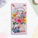Money envelope "Happy Birthday! All the best!" Flowers, 16.5 x 8 cm