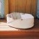 Basket wicker for storing things, carrying and swaddling, with mattress, cotton 70x38x25 cm