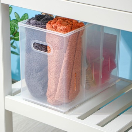 Storage container without a Rolly cover, 10.6 l, 16.8 × 30.5 × 24.2 cm, transparent-8
